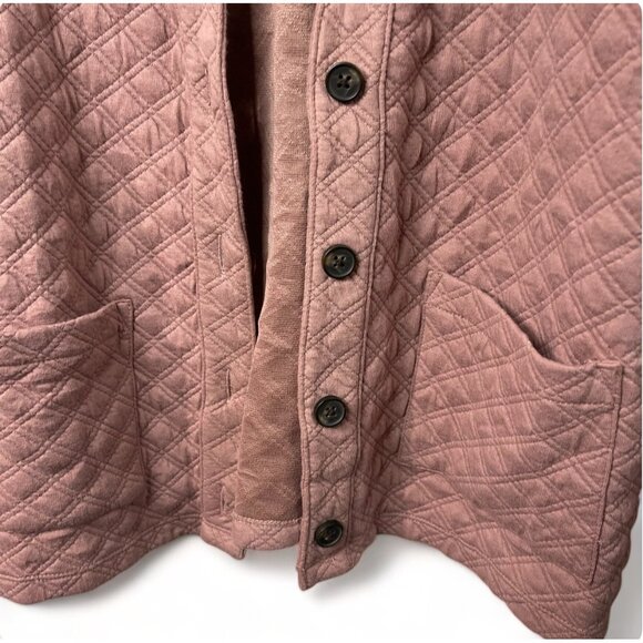Madewell Womens Quilted Button-Up Cardigan Sweatshirt Small - Picture 5 of 15